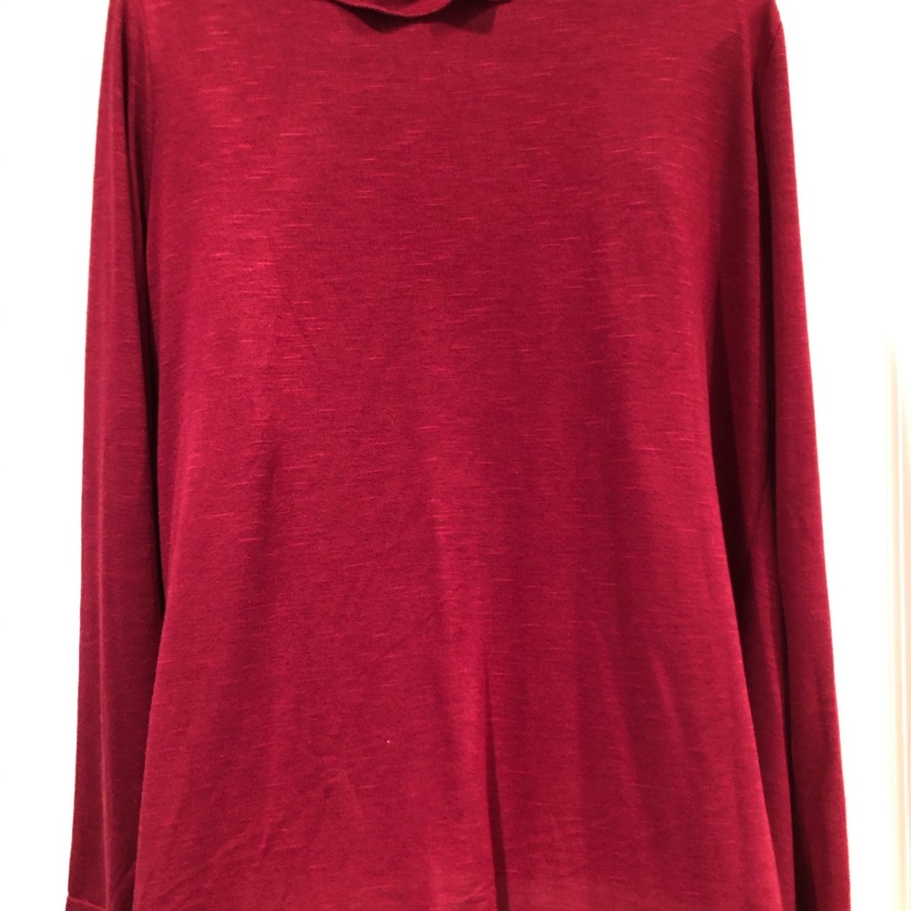 NWT Gramercy 22 2-pc Wine Sweater Set Size Large - Picture 7 of 8